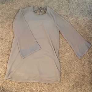 Forever 21 grey bell sleeved shift dress